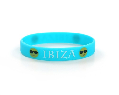 Ibiza blue silicone - blue, wristbands