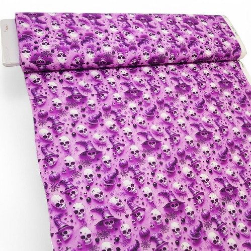 Halloween cotton fabric - halloween, 3d