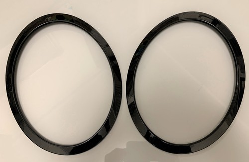 Gloss black head light cover - gloss,