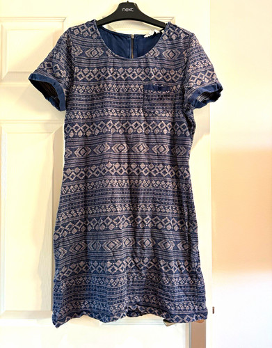 Fatface blue geometric round - fatface,