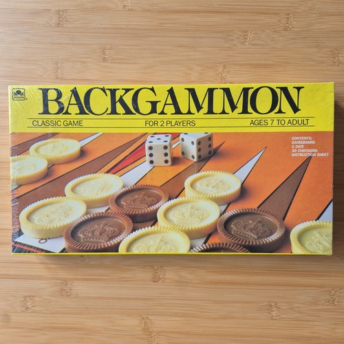 Vintage backgammon board game - vintage,