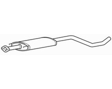 Centre Exhaust Middle Silencer