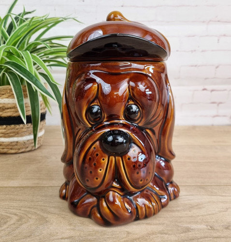 Vintage ceramic hound dog - vintage,