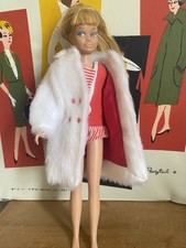 Vintage Barbie 1966 Skipper Doll Coat Chill Chasers #1926 Mattel