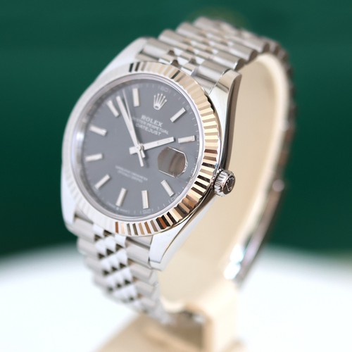 Rolex datejust 41mm rhodium - rolex,