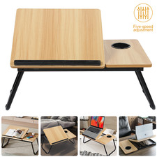 Folding Laptop Table Stand Bed Tray Sofa Lap Portable Computer Desk Breakfast UK