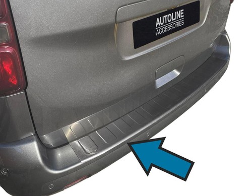 Rear bumper protector brushed - rear,