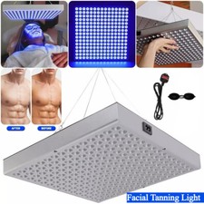 45W Facial Tanning Light Full Blue Sun Solarium Lamp Body Tanner Bronzer Skin UK