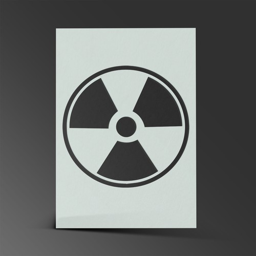 Radioactive stencil mylar - radioactive,
