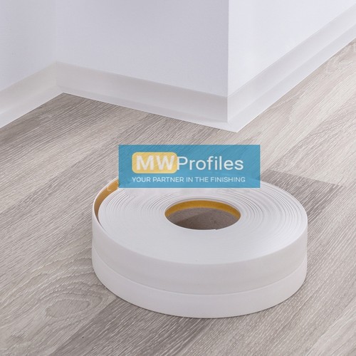 Flexible skirting board white - board,