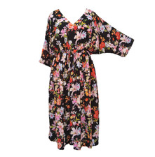Crepe Printed Maxi Kaftan