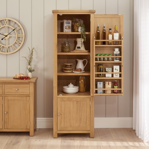 Pantry cupboard marbury oak - pantry,