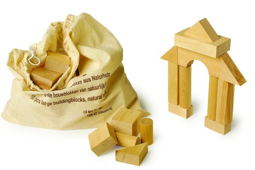 Sack large wooden - large,
