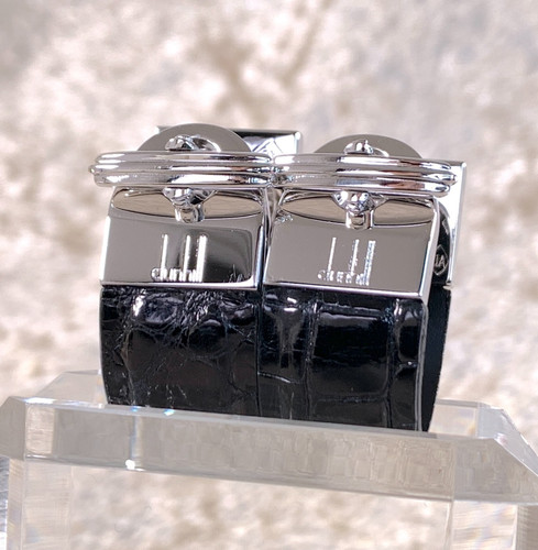 Dunhill cufflinks black exotic - black,