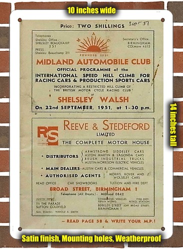 Metal sign 1951 - metal,