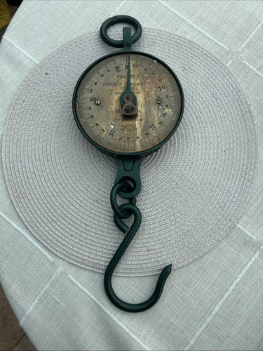 Salters spring balance brass - salters,