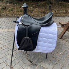 Black Ideal Jessica Dressage Saddle