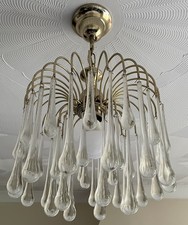 Teardrop Chandelier + 2x wall lights - waterfall light