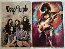 LOT OF 2 DEEP PURPLE 8X12