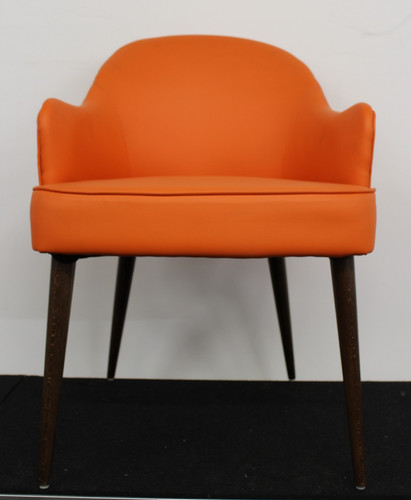 Carver dining chair orange - chair,
