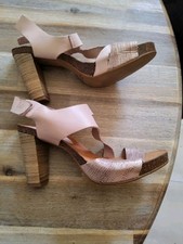 Tk Maxx Fiordi Pink Leather Summer Shoes Size 40/7