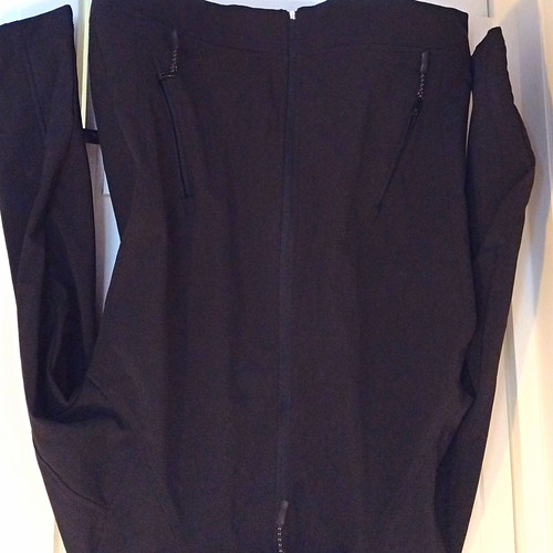 Moa black full zip polyester - moa,