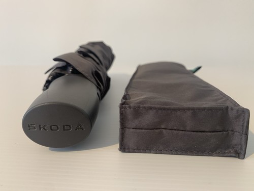 Skoda pocket umbrella grey - skoda,
