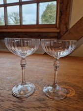 2x Heavy Crystal Glass
