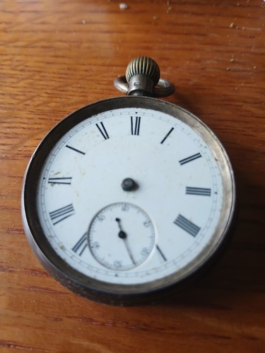 Antique silver pocket watch - antique,