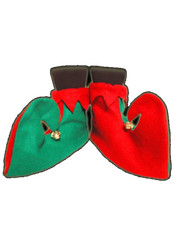 Elf Shoes Green and Red