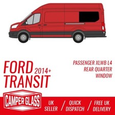 Ford Transit (2014+) Passenger Side XLWB (L4) Rear Quarter Window