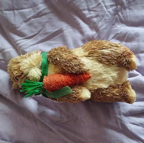 Straw easter bunny rabbit - bunny,