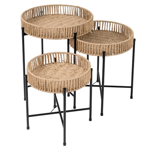 Piece nesting side tables - nesting,