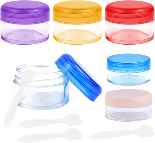 6pcs travel bottles pots - 6pcs,