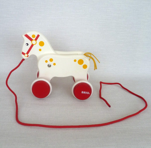 Brio pull along horse - horse, pony