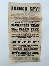 C1840'S THEATRE PLAYBILL