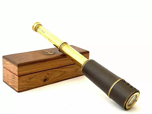 Brass telescope with - telescope,