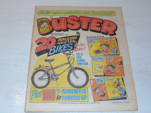 Buster comic date 09 - comic, 26/09/1981