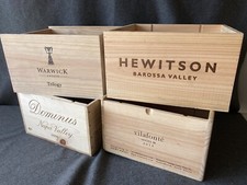 4 x Wine Box Crate. 6 bottle