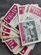 1960's 65-69 West Ham United Home Programmes, League and Cup - Choose from List