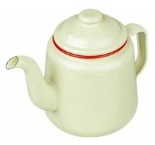 Falcon CREAM Enamel Tea Pot