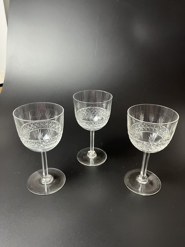 Three cut lead crystal - three,