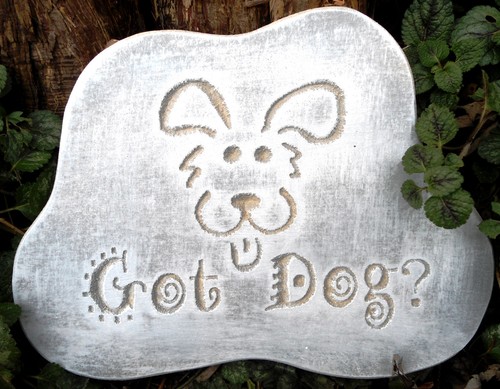 Animal dog puppy plaque - , mold