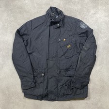 G-Star RAW Sandhurst Jacket Mens Medium Rain Coat, Black