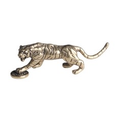 Golden Brass Tiger Decor Small
