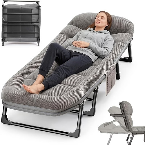 Folding camping bed - bed, with