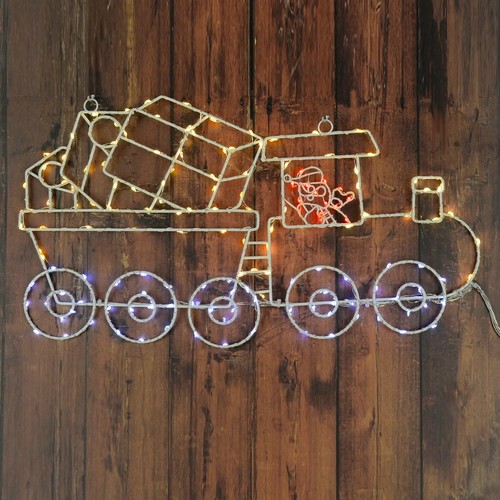 Christmas train silhouette - christmas,
