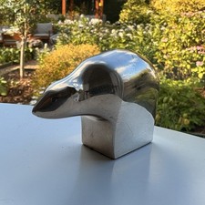 Vintage Dansk Designs polar bear paperweight, designed by Gunnar Cyrén