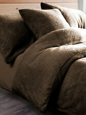 Teddy Bear Duvet Quilt Cover with Pillowcase Thermal Warm Fur Sherpa Snuggly set