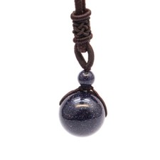 Natural Crystal Necklace Round